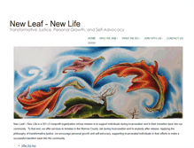 Tablet Screenshot of newleafnewlife.org